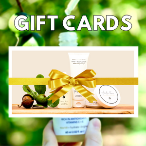 gift card, natural skincare